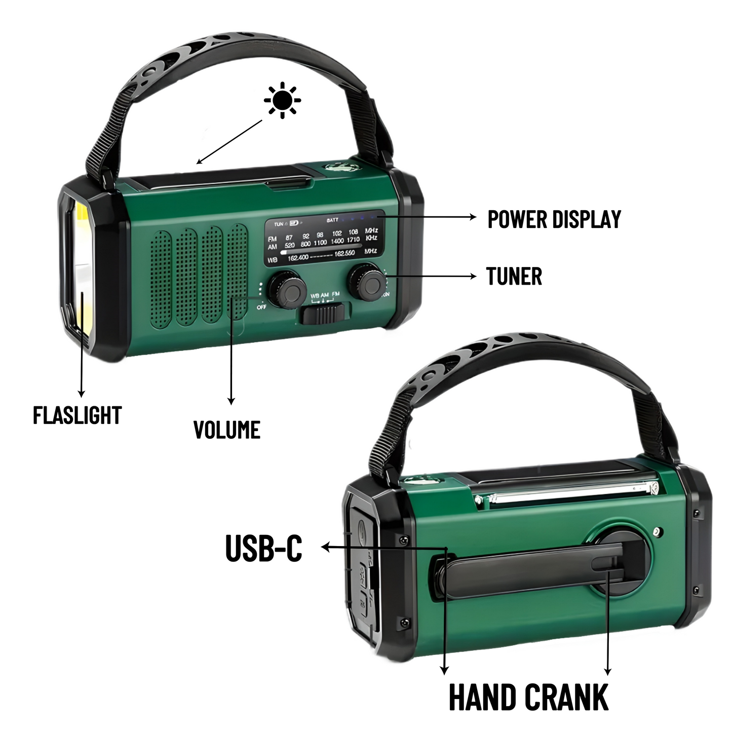 Emergency radio PRO